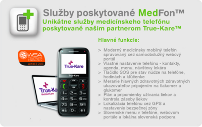 Medicínsky telefón MedFon™
