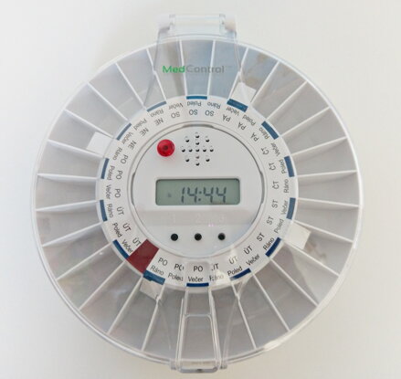 Automatický dávkovač MedControl s průhledným krytem ČESKÝ - nová generace