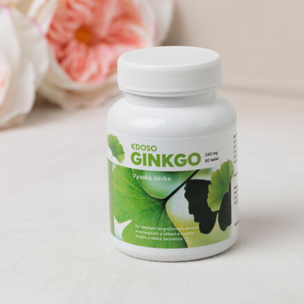 Ginkgo Biloba EDOSO u lehké demence 240 mg, 60 tablet