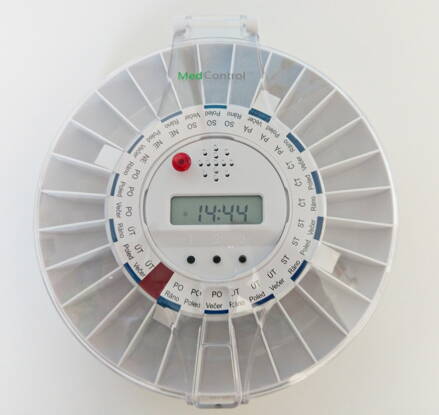 Automatický dávkovač MedControl s průhledným krytem ČESKÝ - nová generace